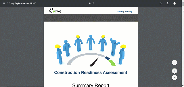 construction readiness assessment report
