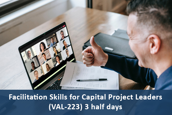 facilitation skills and techniques for capital project workshops