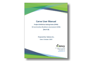 Carve for PDRI and Construction Readiness: User Manual (Ver 6.3)